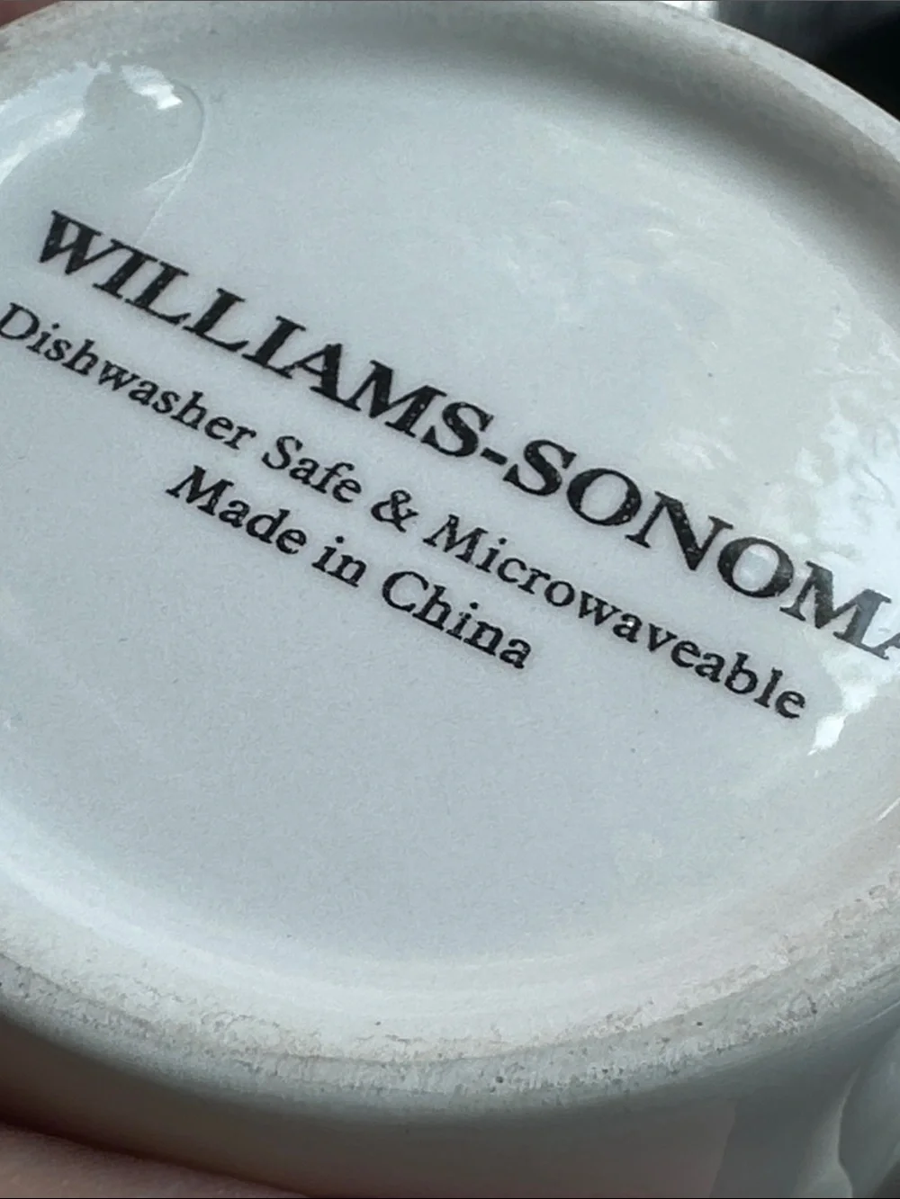 Holiday Snowman Williams Sonoma Ceramic coffee Mug retired replacement EUC cup